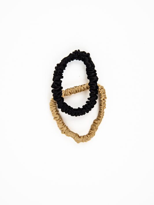 Silk Skinnies Hair Ties - 2 Pack